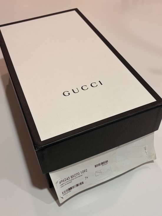 Gucci Men’s Leather Drivers Size US 7.5 main image 4